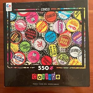Ceaco 550 Piece Puzzle 24”18” Soda Caps